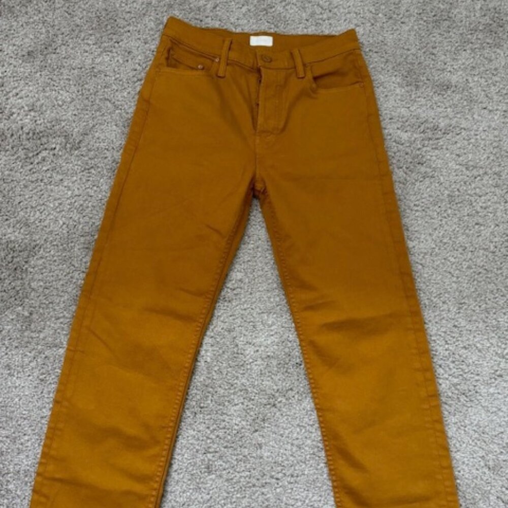 MOTHER JEANS- Size 27, Mustard, never worn